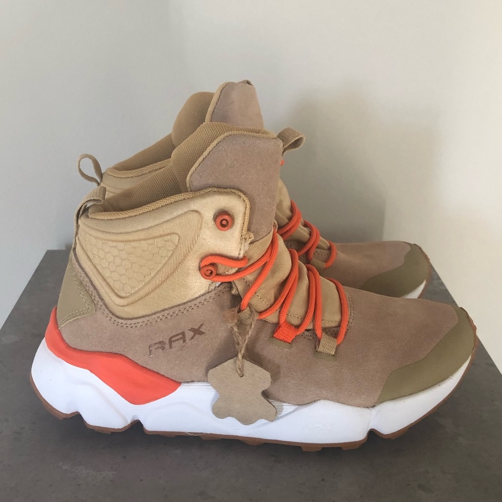 Women's Khaki Suede Hiking Boot